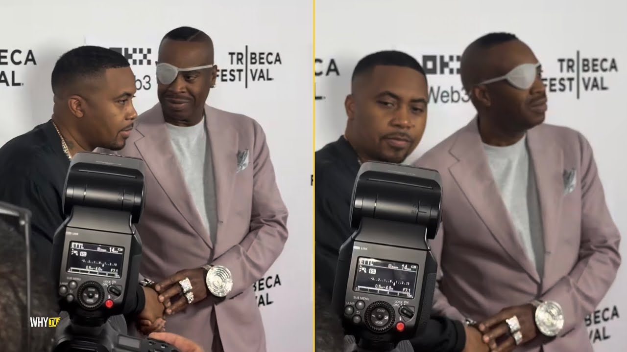 Nas Linked Up With Slick Rick At His New Album Victory Premiere At Tribeca Film Festival