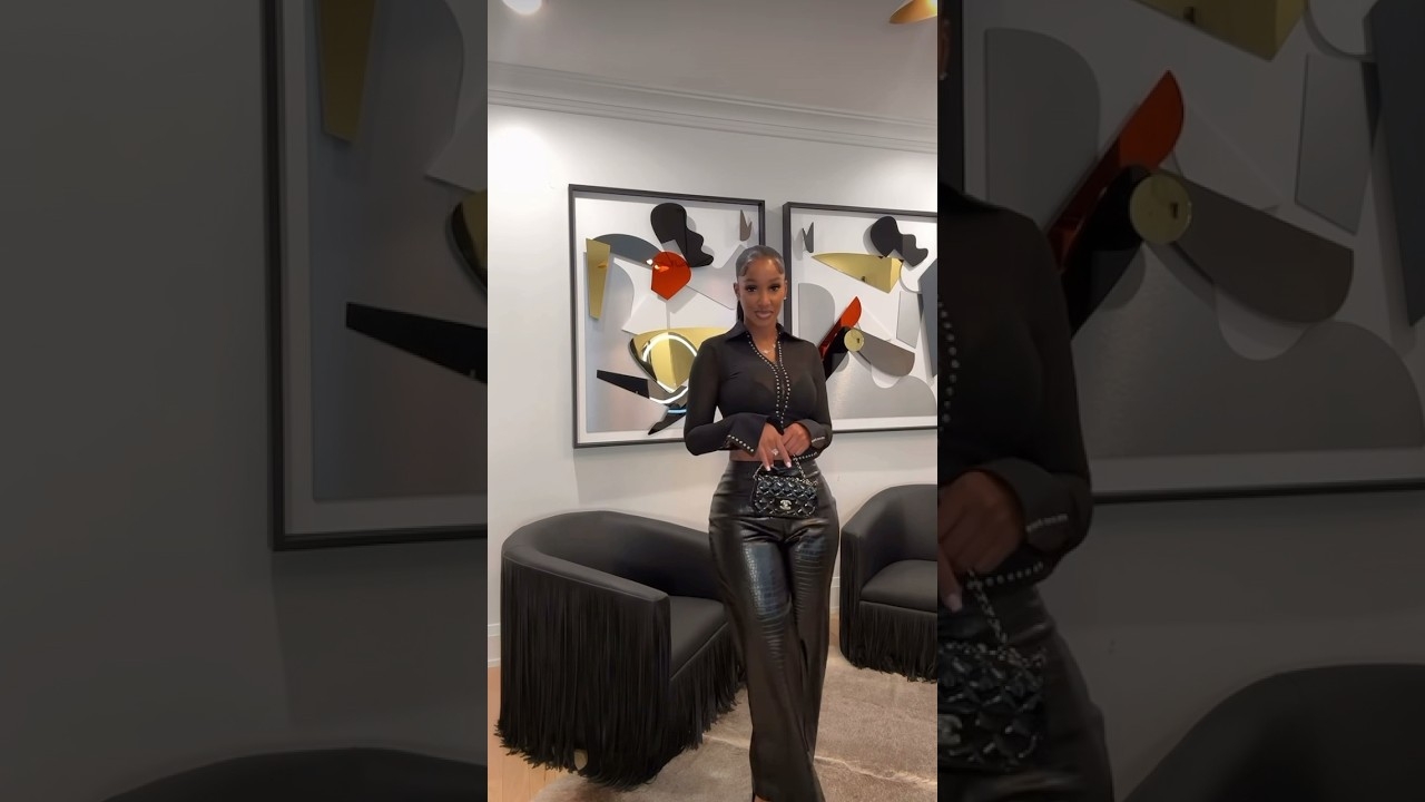 All Black Everything  On Bernice Burgos!