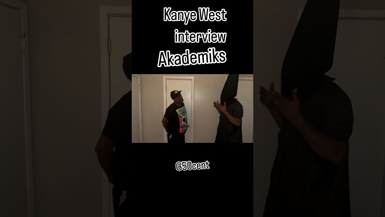 Kanye West interview with Akademiks #kanyewest #akademiks #funny #comedy #lol #fun #funnycomedy