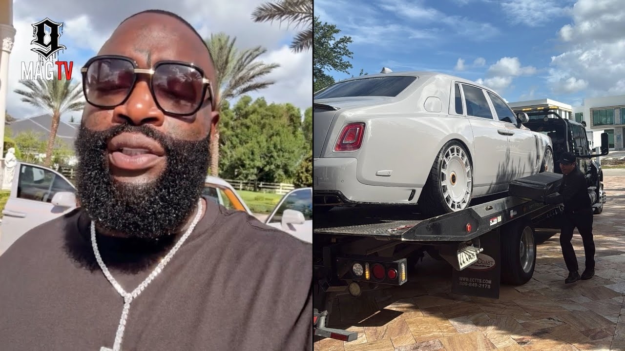 "Bish Was $800K" Rick Ross Takes Delivery Of His Custom Mansory Rolls Royce!