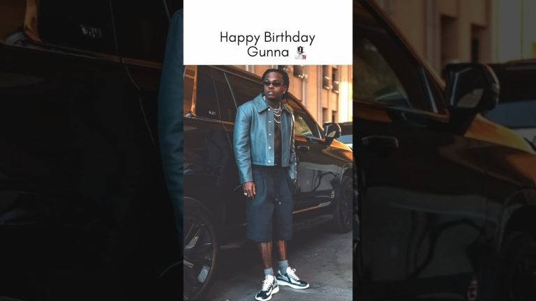 Happy 32nd Birthday Gunna 