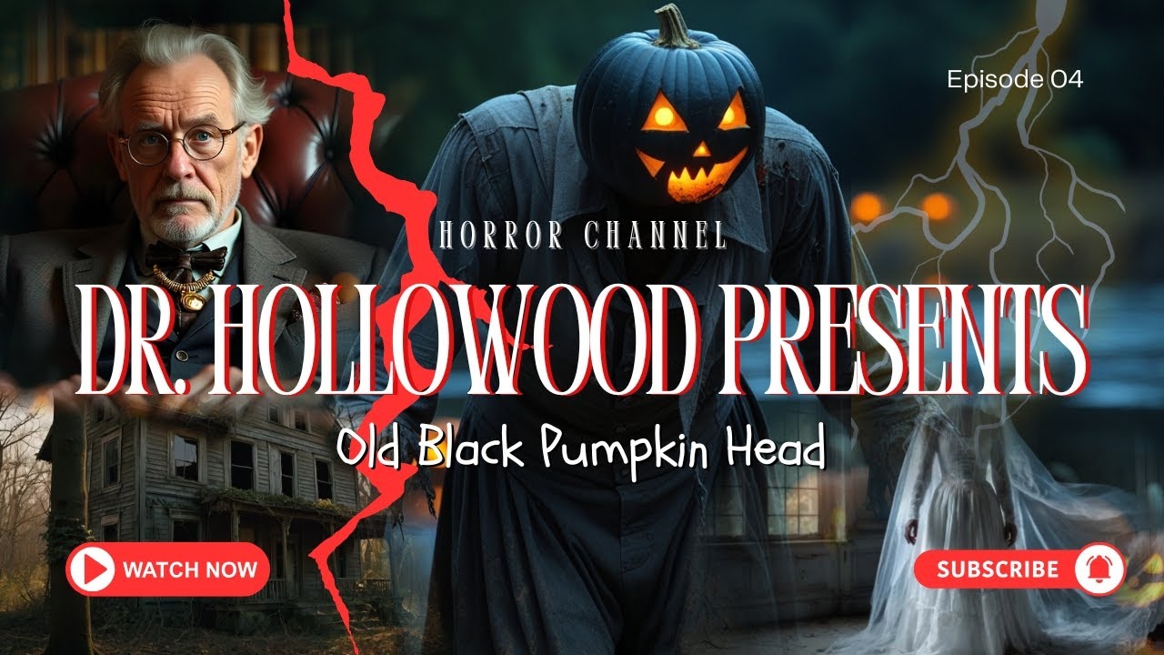 Dr Hollowood Presents - Old Black Pumpkin Head (Horror Story)