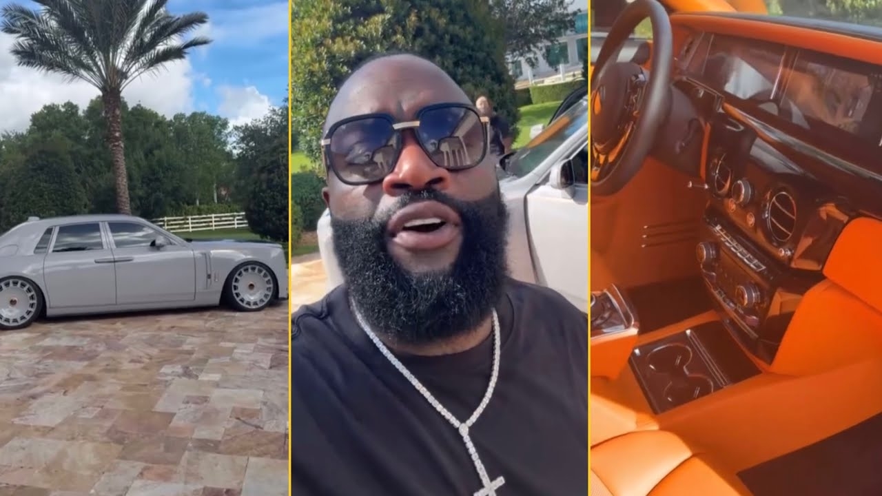 Rick Ross Shows His Brand New $5,000,000 Rolls Royce I Have The Biggest Car Collection In Planet