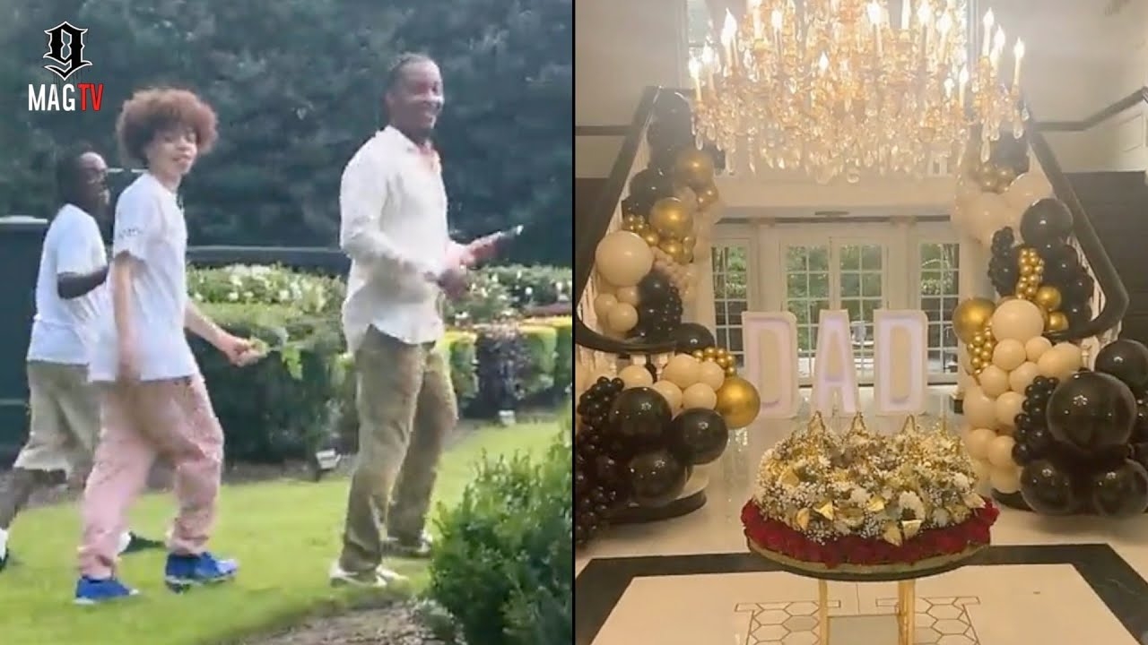 "U Gotta Get Pushed In The Pool" T.I.'s Wife Tiny Host Fathers Day Brunch For Him & Son King!