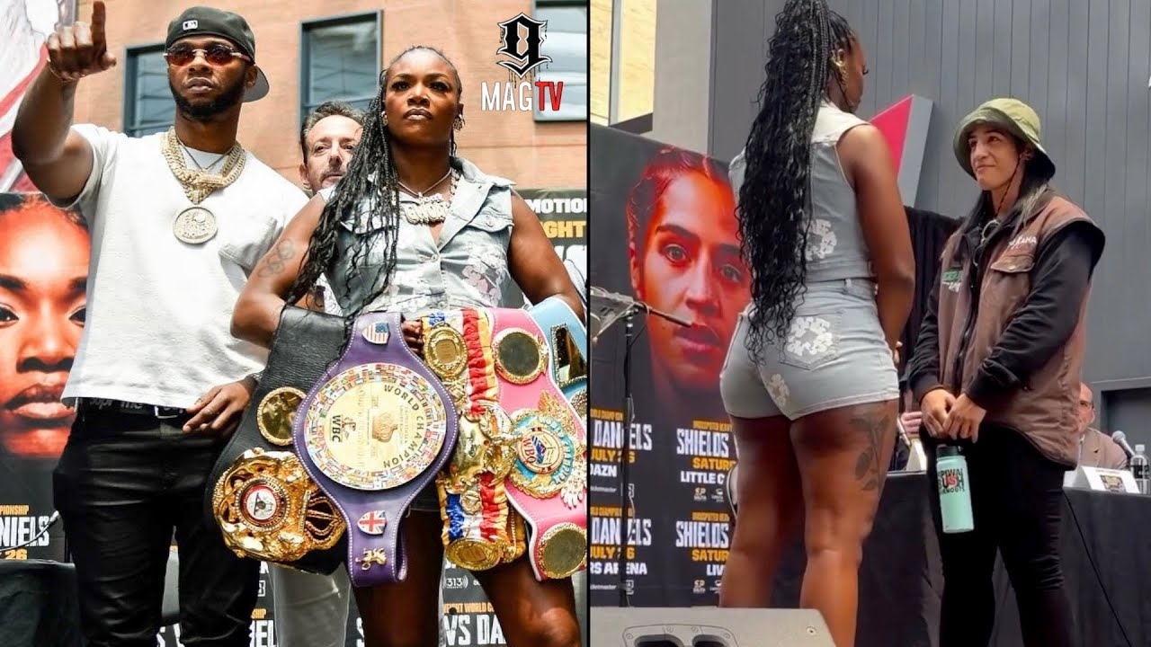 "U Will See The Boss Rick Ross" Papoose & Claressa Shields Go On Her Boxing Press Run Together!