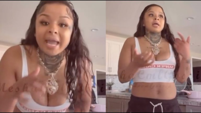 "You Pawned Yo Chains Chrisean Rock Exposes Blueface Is Broke After Kicking Her Out His House AGAIN