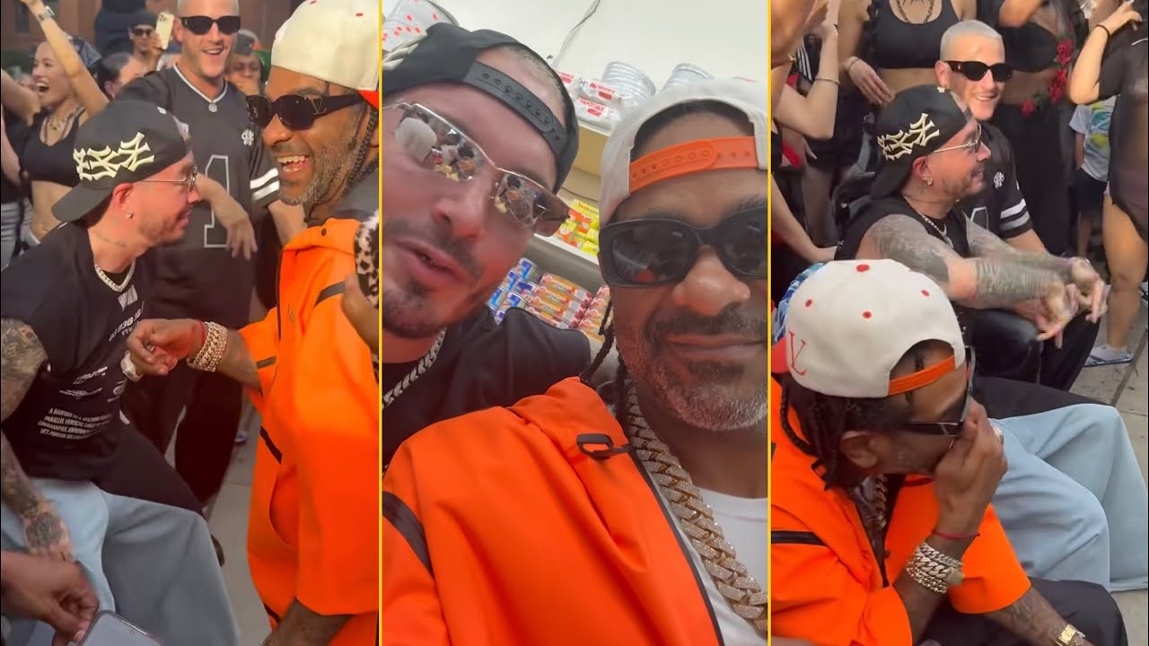 Jim Jones Brings J Balvin In His Hood In Harlem And The Fans Went Crazy NY Loves J Balvin