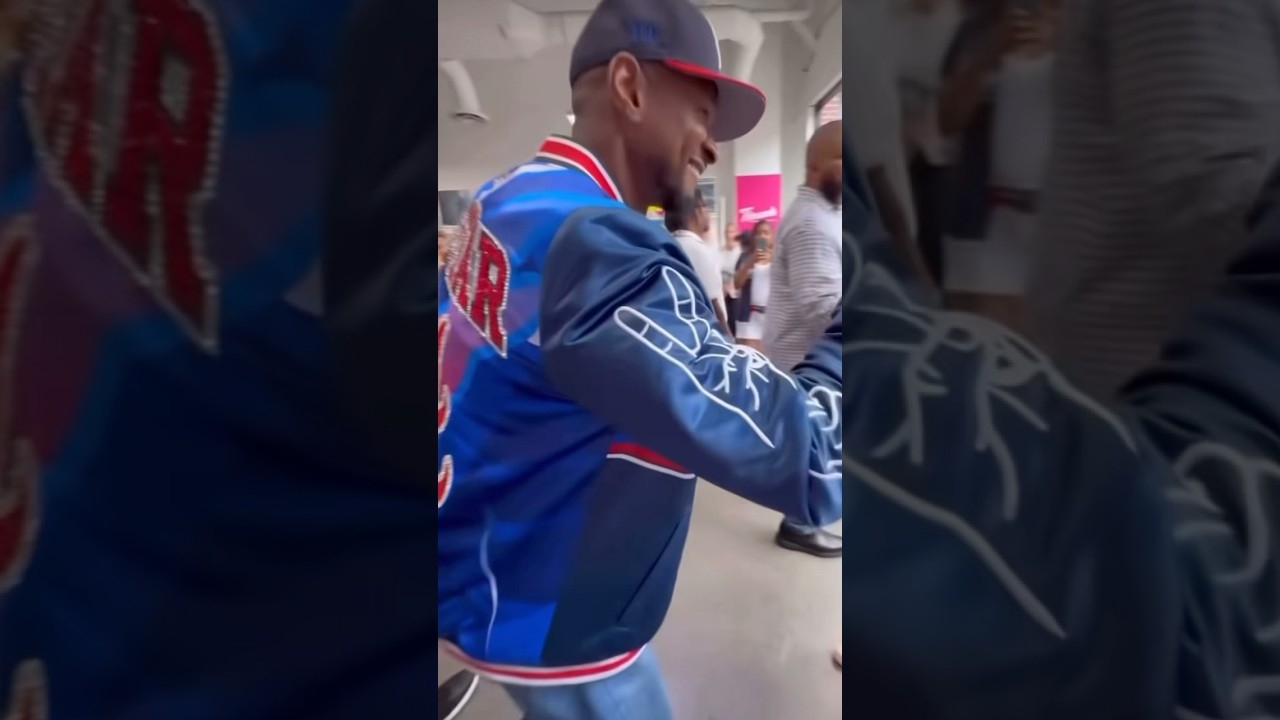 Usher Greets His Fans