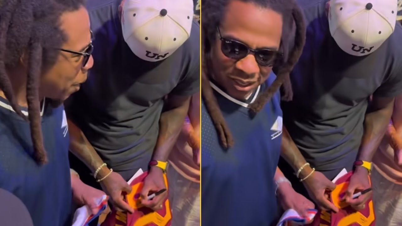Lebron James Linked Up With Jay Z And Signs Autographs For Him At Fanatics Fest Last Night