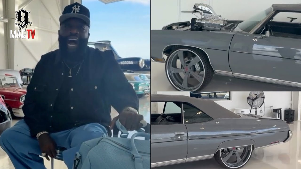 Rick Ross Shows Off His Chevy DONK Stashed In Airport Hanger After "BM" Tia Kemp's Rant!