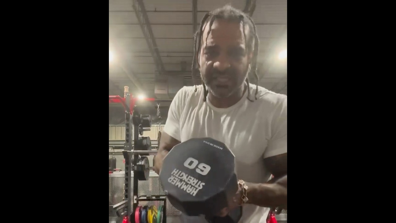 Jim Jones Calls Out Shannon Sharpe During Workout!