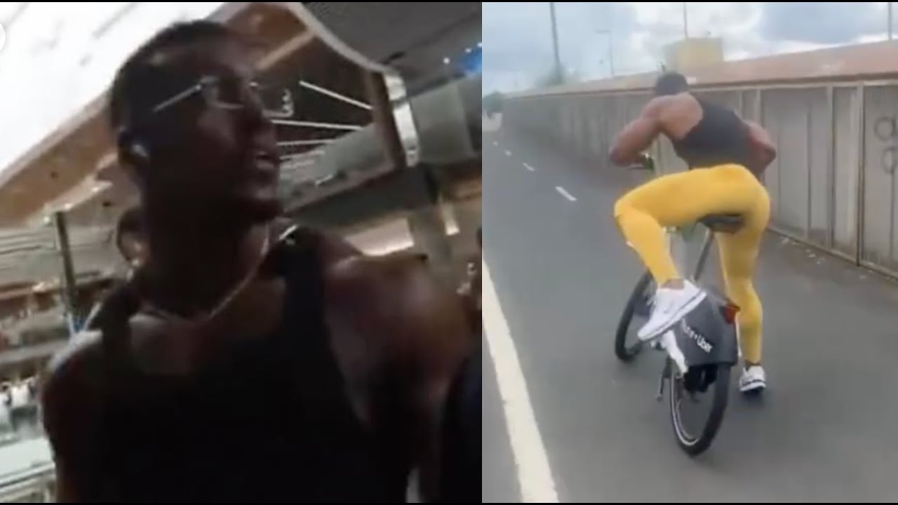 Ashton Hall Chased Out Mall By London GOONS Takes Scooter Bike From Fan To Escape