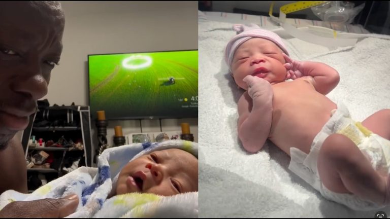 "You Broke" Michael Blackson Tells His Newborn Child To Get A Job First Day Home