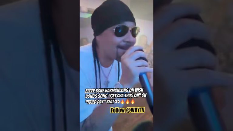 #BizzyBone Singing #WishBones Verse On His Classic Song FRIED DAY  #whytv #bonethugsnharmony