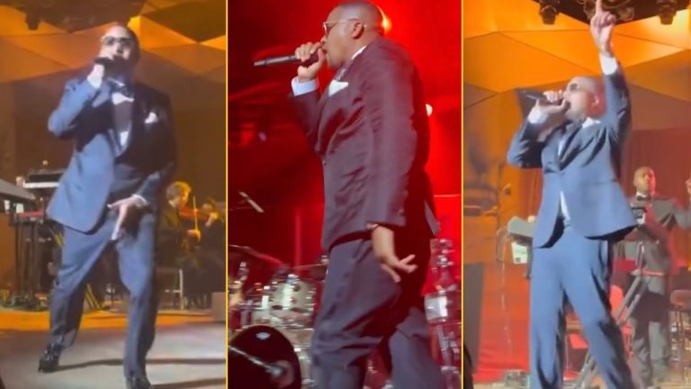 Nas Stole The Whole Show last Night In NYC NY Have One And Only King Nasir ESCO Jones