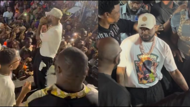 Get Yo Baby Out Davido Goes Off On Fan Who Brought Their Child To His Concert