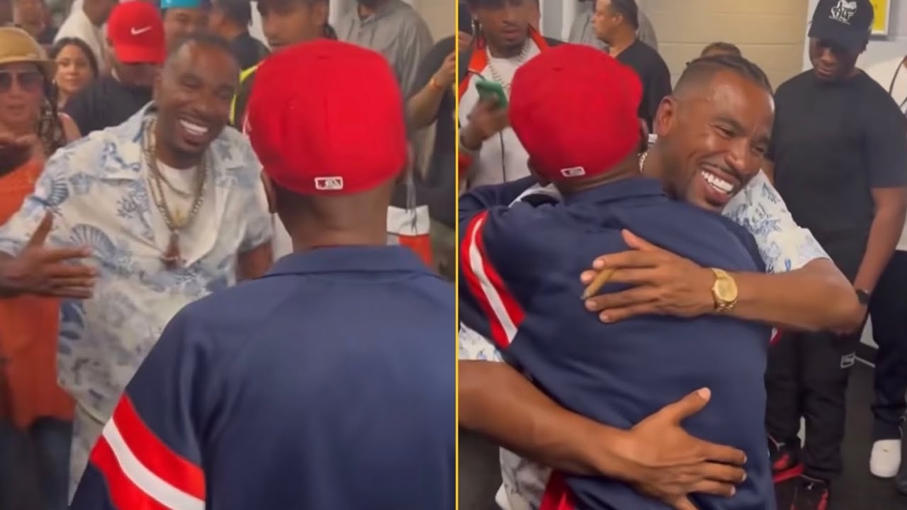 Nore Gives His Flowers To Rakim In Backstage At Rock The Bells Festival 2025 You Goat Big Bro