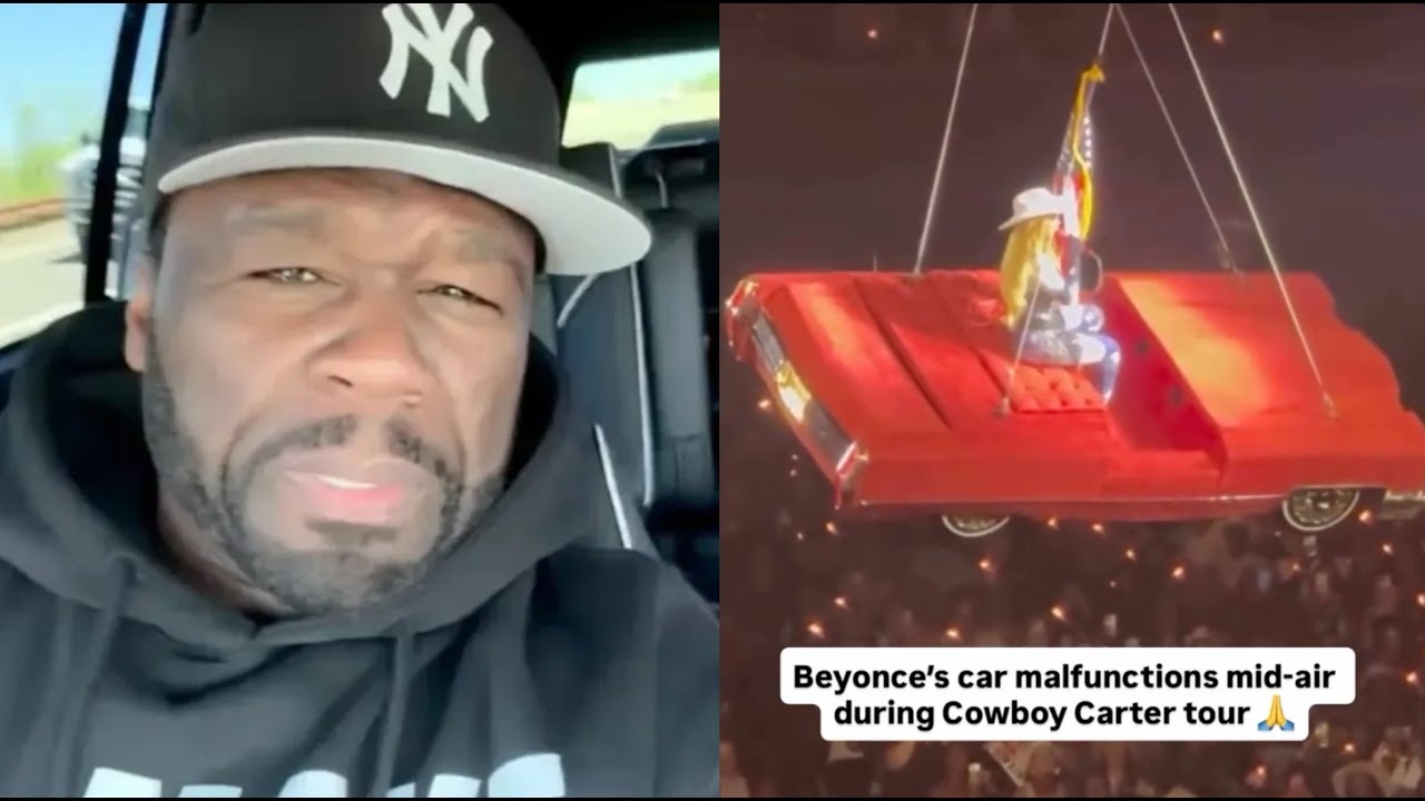 "Somebody Gotta DIE" 50 Cent REACTS To Beyonce Car Malfunction at Cowboy Carter Tour