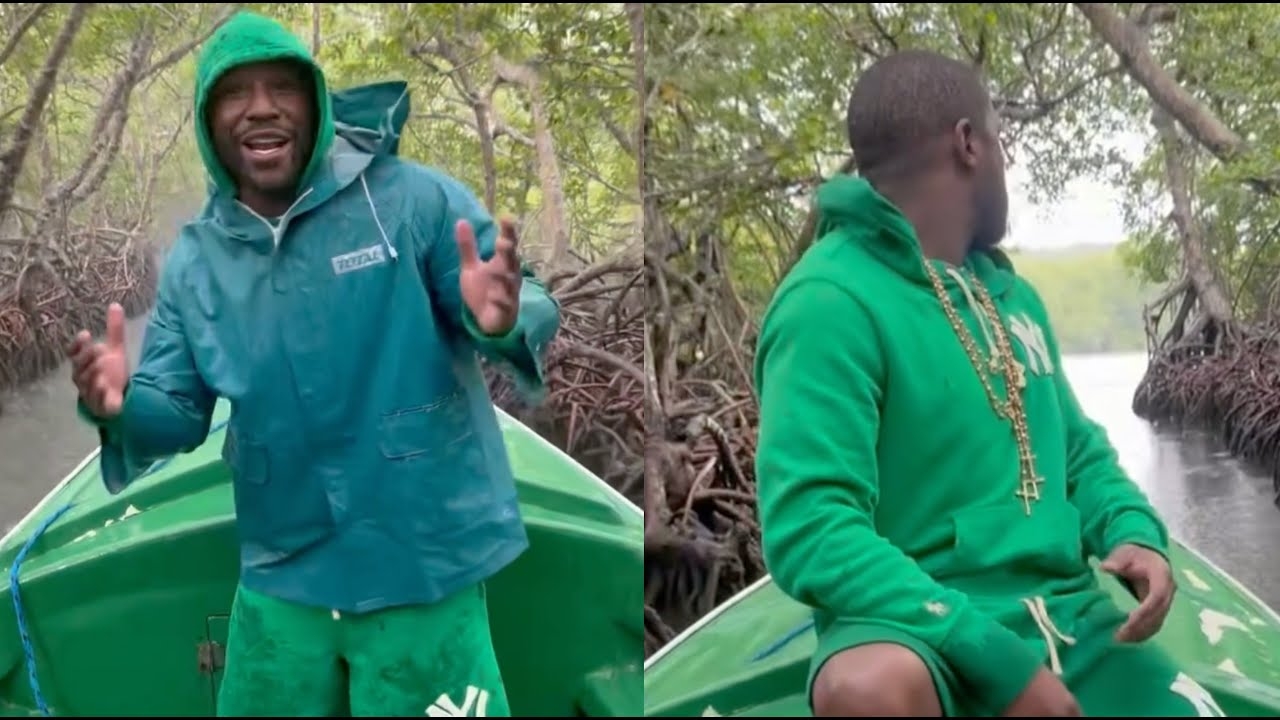 Life Is Great Floyd Mayweather Tours Amazon Rainforest On A Tiny River Boat