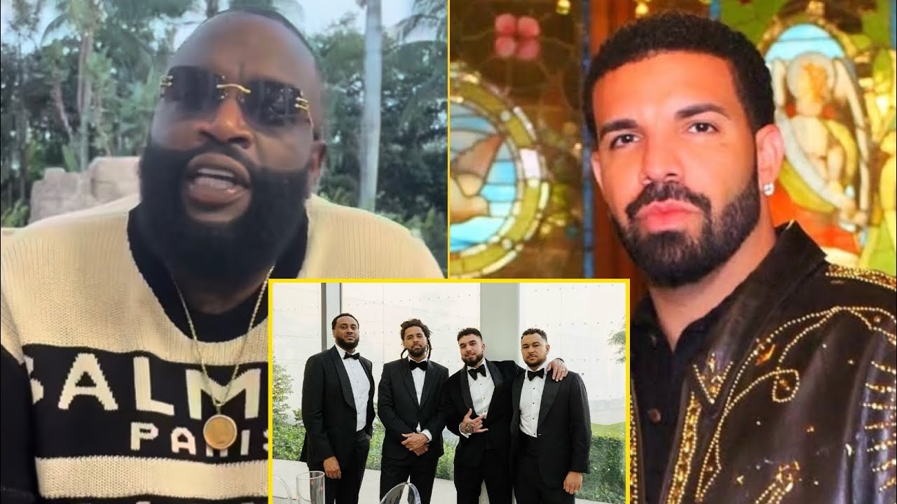 Rick Ross Clowns Drake Hard For Posting His Body Photo, J Cole Spotted At His Friends Wedding Party