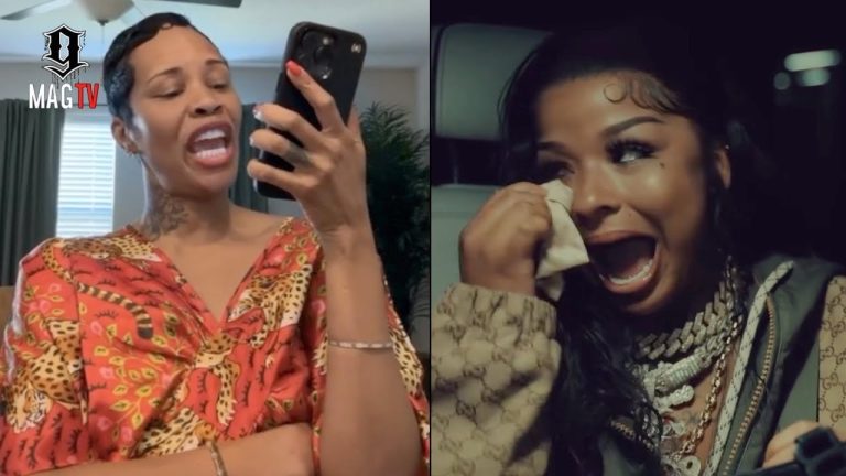 "On Crip" Rick Ross "BM" Tia Crashes Out After Chrisean Called Her Phone! 