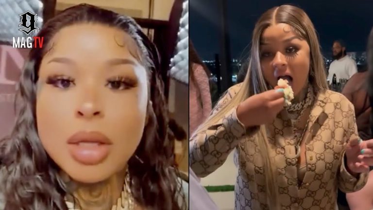 Chrisean Clears Trolls Criticizing Her For Eating Nikki Baby's B-Day Cake With Her Hands! 