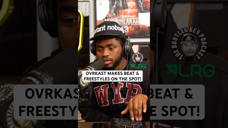 The very talented #Oakland representative @ovrkast. pulled up& made a beat live while he rapped!