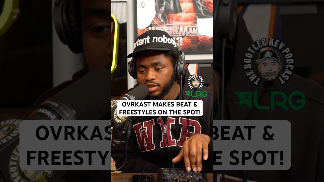 The very talented #Oakland representative @ovrkast. pulled up& made a beat live while he rapped!