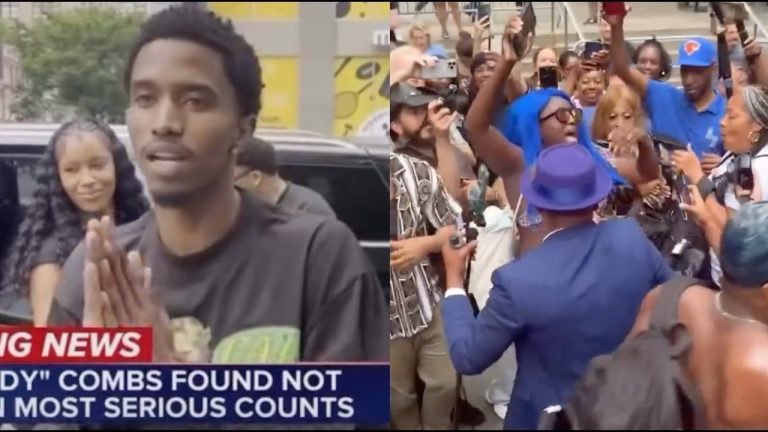King Combs & Diddy's Family REACT To NOT GUILTY Verdict
