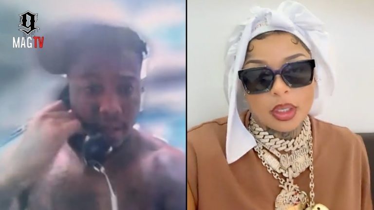 "They Laughed At Me" Blueface Defends Chrisean Rock During Jail Call With Mom Karlissa! 