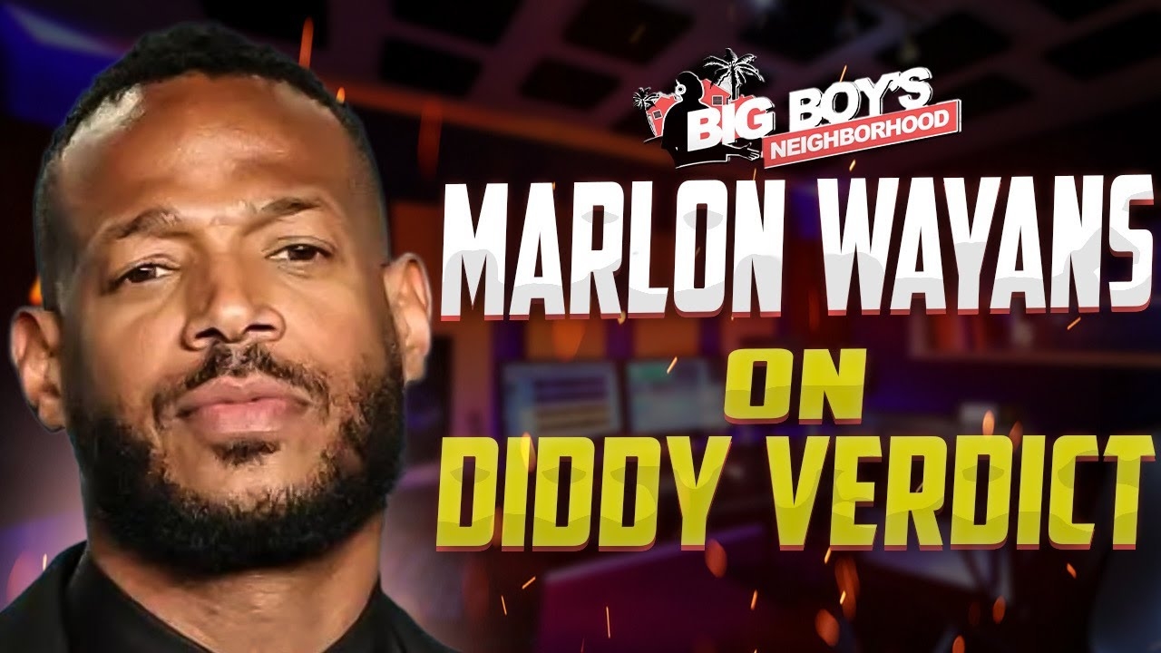Marlon Wayans - Diddy Verdict - Instant Reaction to Puffy Trial Verdict - Diddy Not Guilty 3 Counts
