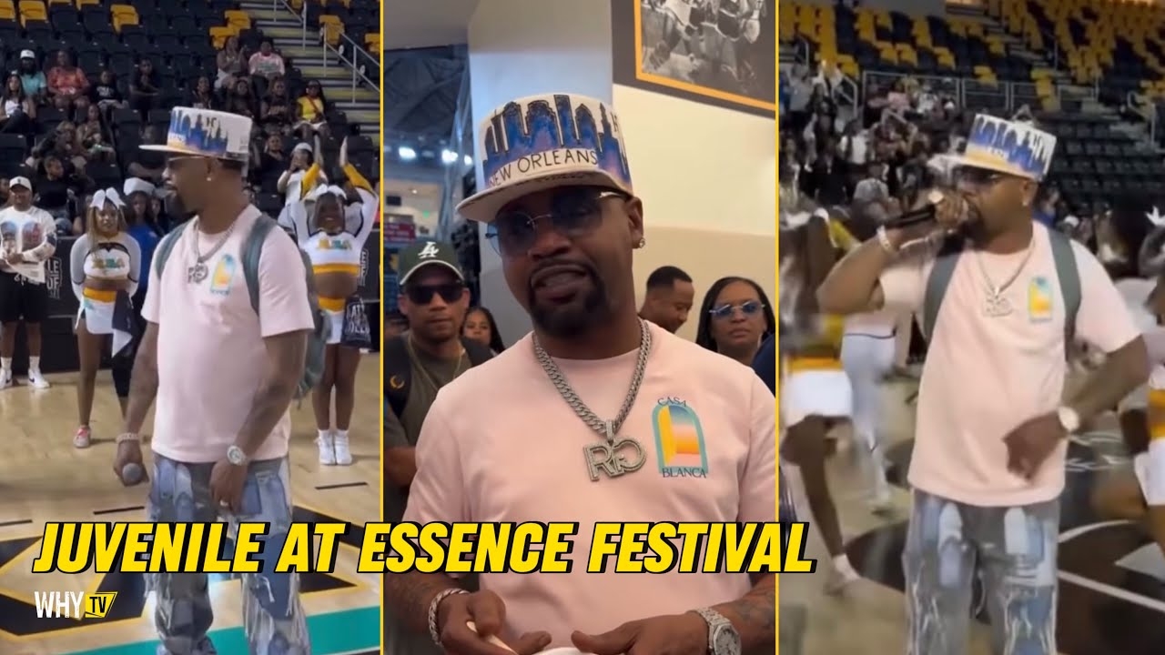 Juvenile Performs His Hit Songs At The All Star Basketball Game At Essence Festival 2025