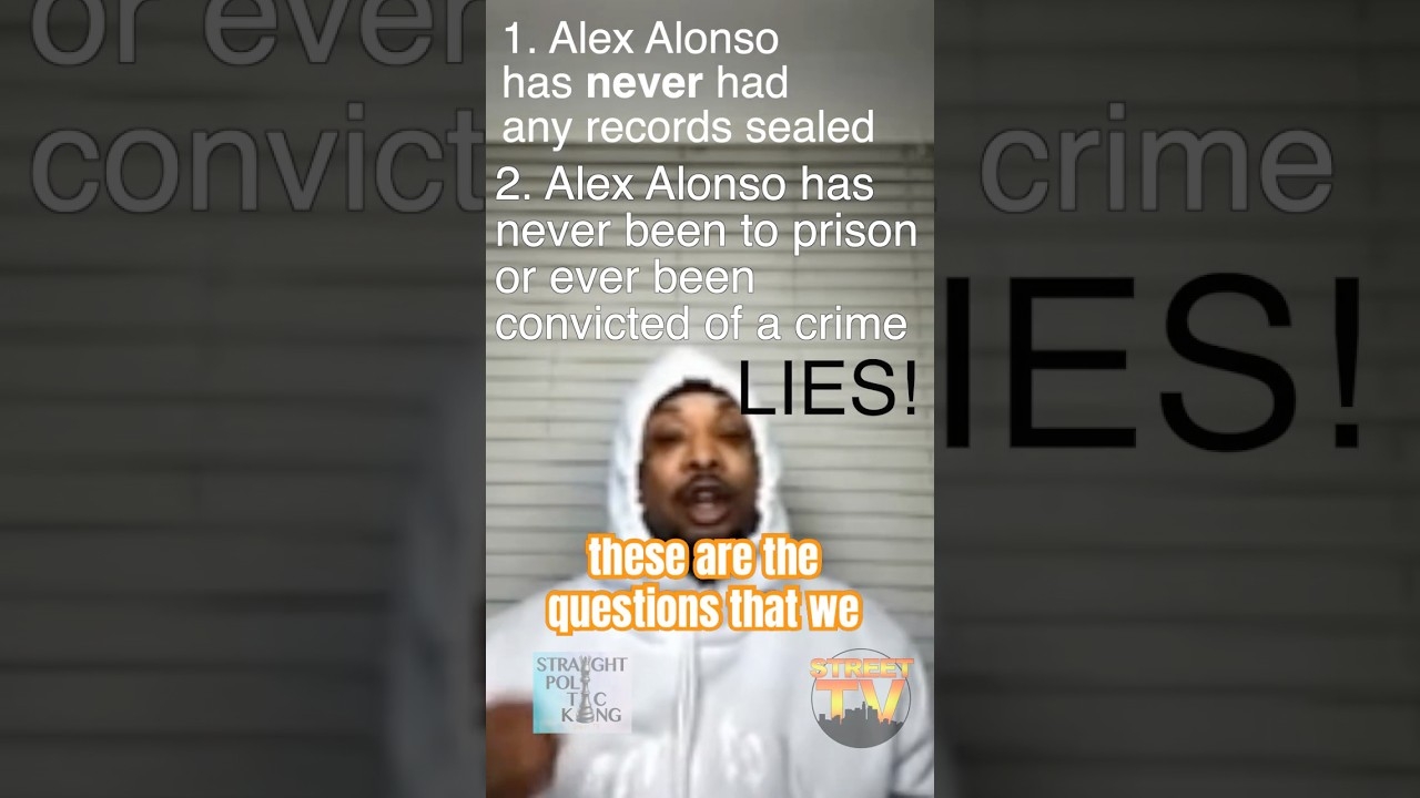 Alex Alonso has never been to prison. Stop the LIES!!!