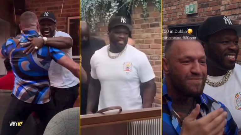 Conor Mcgregor And 50 Cent Listening Bone Thugs Music At 50 Cents Gold Birthday In Dublin 