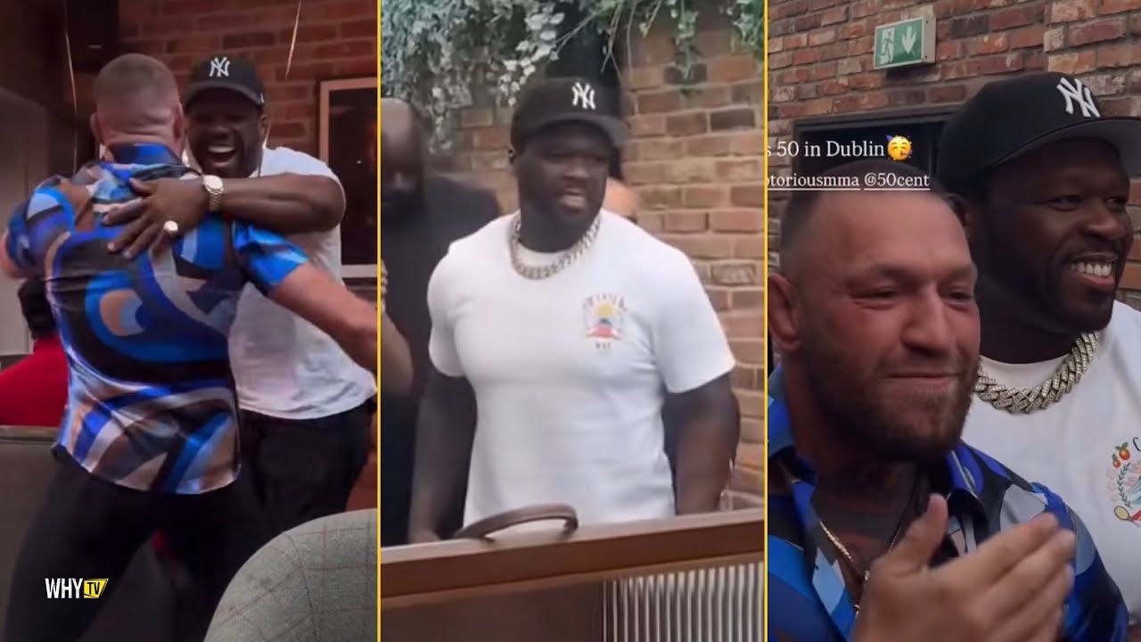 Conor Mcgregor And 50 Cent Listening Bone Thugs Music At 50 Cents Gold Birthday In Dublin
