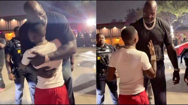 "I Need You" Boosie Humbles Himself After Meeting Shaq For The First Time Outside Club In Houston