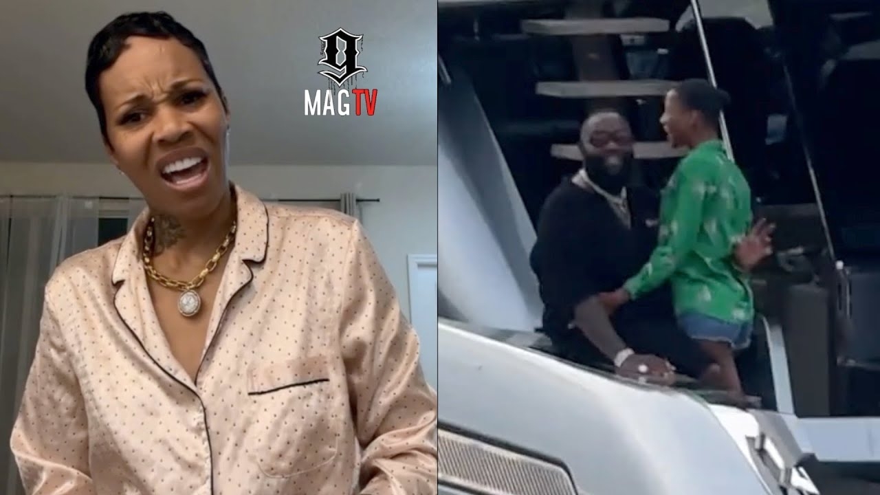 "Don't Start" Rick Ross "BM" Tia Kemp Responds To Trolls Seeing Him On Yacht Wit Mystery Woman!