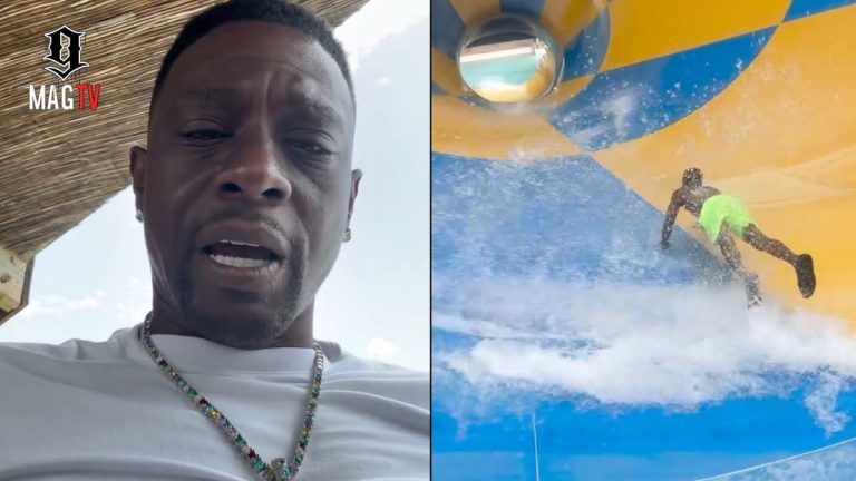 "Bish Burnt My Back" Boosie Heated Waterpark Closed Down Slide After Waiting In Line For An Hour! 