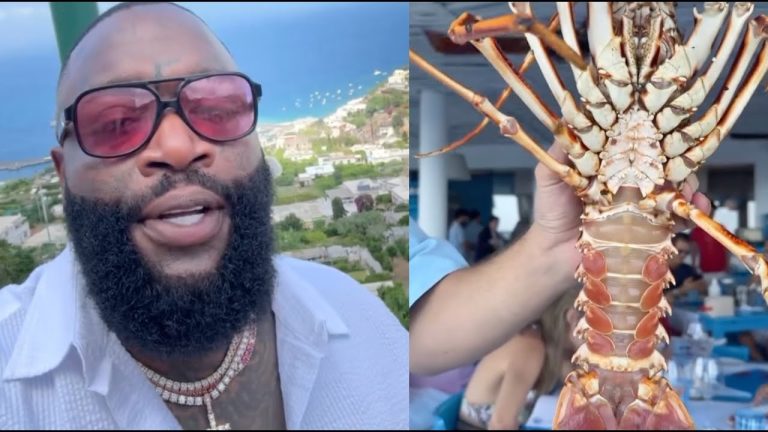 Rick Ross Travels To The Wealthiest Part Of Italy To Eat Lobster Tail For Breakfast 