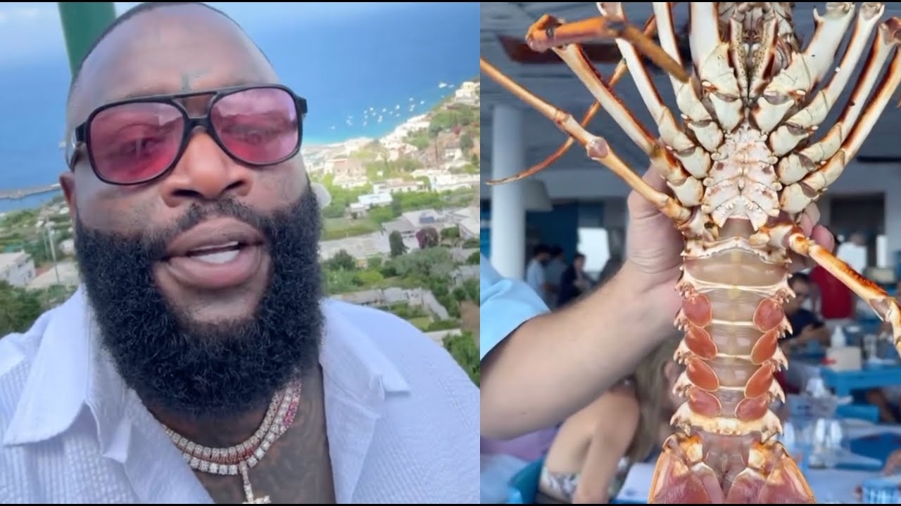 Rick Ross Travels To The Wealthiest Part Of Italy To Eat Lobster Tail For Breakfast