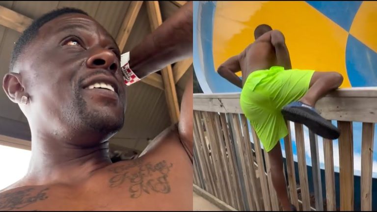 Boosie Jumps Fence At Water Park After Waiting In Line For Hours Just To Get Denied