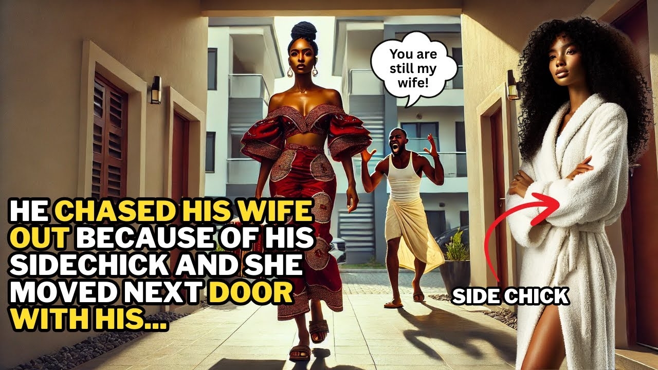 Foolish Husband Chased Wife Away For His Sidechick- Wife Moved In Next Door and Made Him Regret!