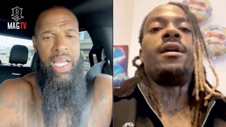 "What Happened" Slim Thug Goes Live Wit Man Who Fell On Ice Rink At Houston Mall! 