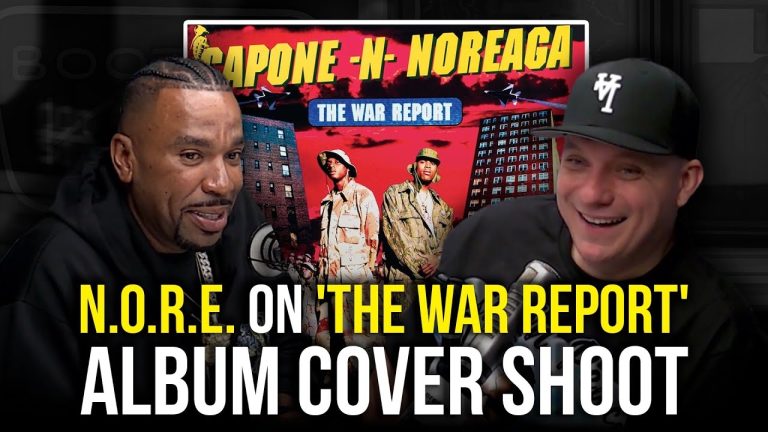 N.O.R.E. on 'The War Report' Album Cover shoot & Capone-N-Noreaga Era