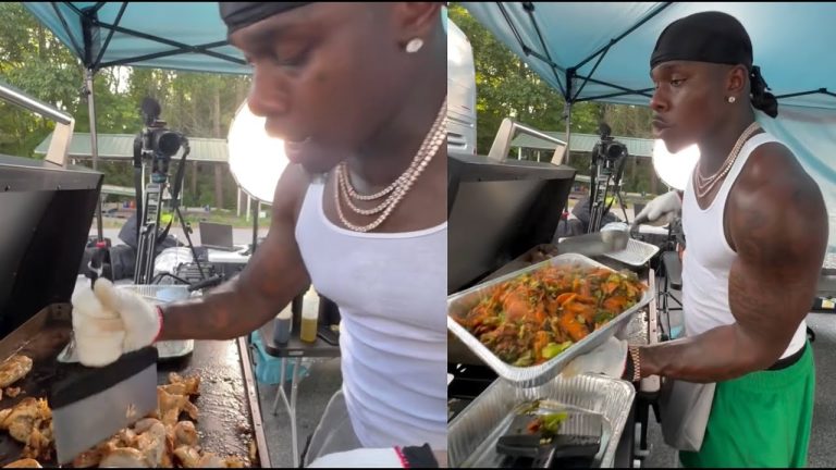 "Slap Yo Mama" DaBaby Proves He Cooks Hibachi Better Than Kya