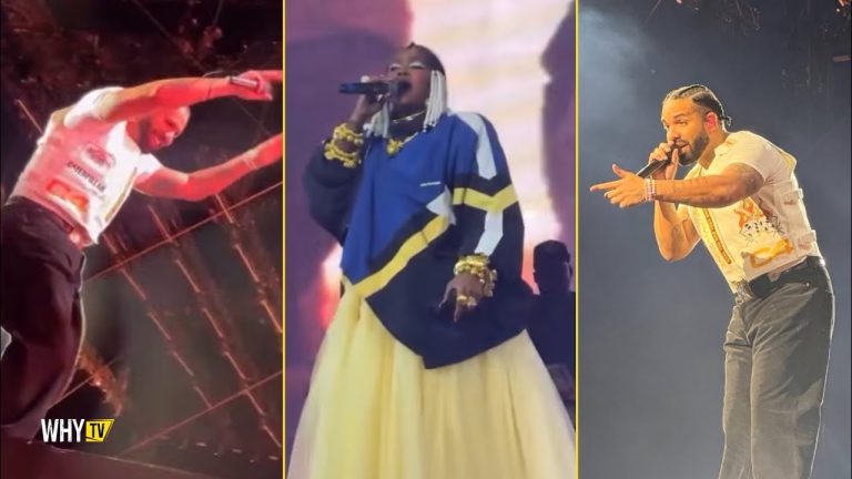 Drake Brings Out Lauryn Hill On The Stage At Wireless 2025 And Gives Her Flowers She Deserves