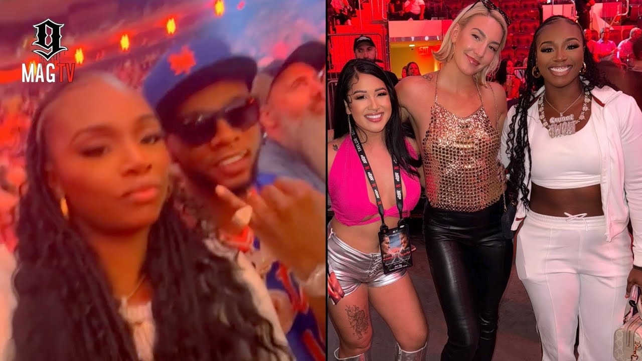 Papoose & Claressa Shields Attend The Taylor Vs. Serrano Fight At Madison Square Garden!