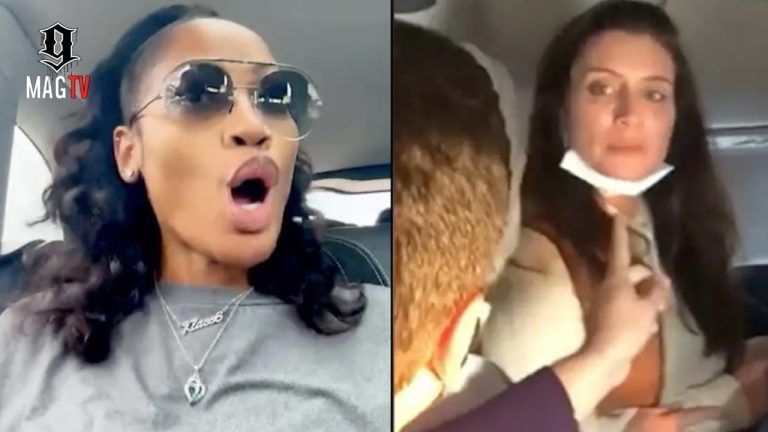"Mind Ya Bizzness" Erica Dixon Reacts After Checkin Karen During Delayed Flight! 