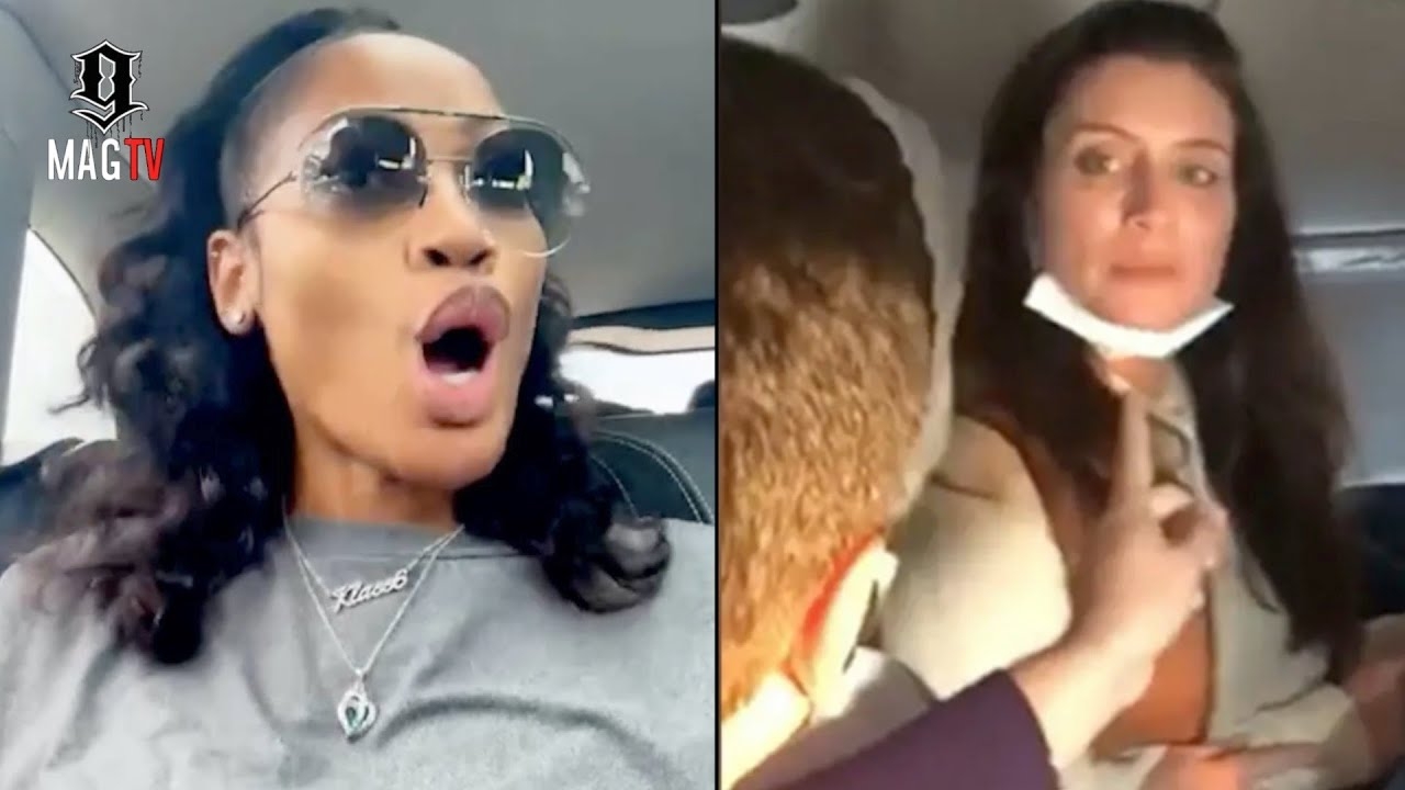 "Mind Ya Bizzness" Erica Dixon Reacts After Checkin Karen During Delayed Flight!