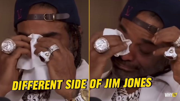 Jim Jones Goes To Very Emotional And Cant Stop Crying During The Interview Realest In The Game